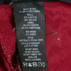 Theory Red Crepe Trousers S