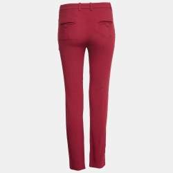 Theory Red Crepe Trousers S