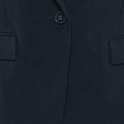 Pre Owned جاكيت بليزر ثيوري صوف أزرق كحلي أسود بصف أزرار واحد مقاس صغير (إس)