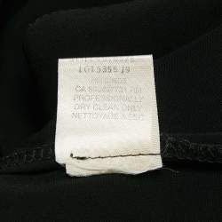Pre Owned Theory Black Jersey Sleeveless Midi Dress S