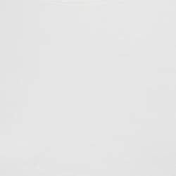 مملوكة مسبقًا Theory White Cotton Knit Half Sleeve T-Shirt S