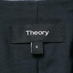 Theory Blue Wool Single Breasted Blazer M