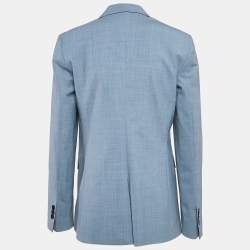 Theory Blue Wool Single Breasted Blazer M