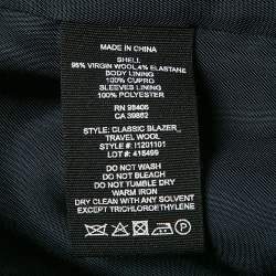 Theory Blue Wool Single Breasted Blazer M