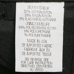 Theory Black Cotton Blend Gabardine Pants S