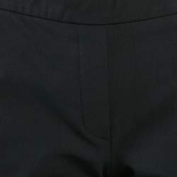 Theory Black Cotton Blend Gabardine Pants S