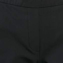 Theory Black Cotton Blend Gabardine Pants S