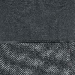 Theory Grey Wool Jersey and Jute Mini Dress XS