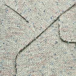Theory Grey Tweed Open Front Jacket M