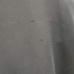 Pre Owned Theory Grey Silk Full Sleeve Top M