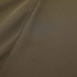 Pre Owned Theory Olive Green Silk Top M