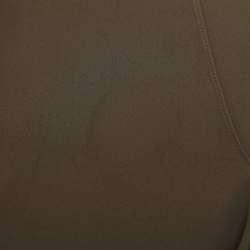 Pre Owned Theory Olive Green Silk Top M