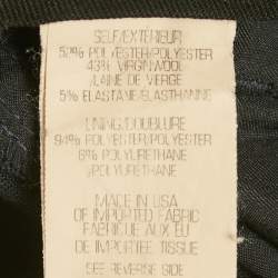 Pre Owned Theory Navy Blue Wool Formal Trousers M