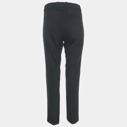 Pre Owned Theory Navy Blue Wool Formal Trousers M