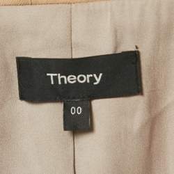 مملوكة مسبقًا بدلة ثيوري صوف رمادي مقاس صغير (سمول)