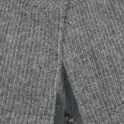 Pre Owned Theory Grey Wool Rib Kit Capelet S