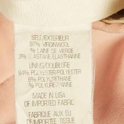 Pre Owned Theory Blush Pink Wool Trousers S