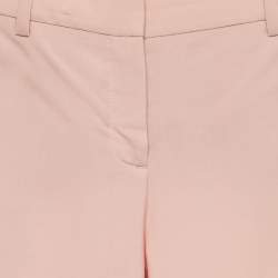Pre Owned Theory Blush Pink Wool Trousers S