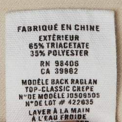 Pre Owned توب ثيوري كريب إكرو بقصة مريحة صغير