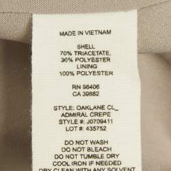 مملوكة مسبقًا Theory Blue Crepe Open Front Belted Coat M