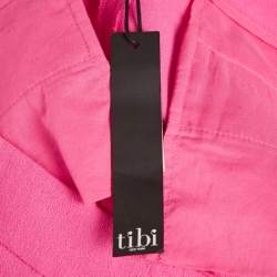 Pre Owned Tibi Pink Cotton Formal Trousers L