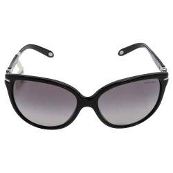 Pre Owned Tiffany & Co. Black Gradient TF 4064 Cat Eye Sunglasses