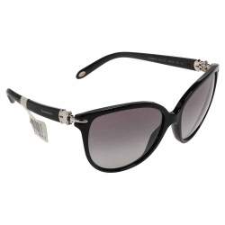 Pre Owned Tiffany & Co. Black Gradient TF 4064 Cat Eye Sunglasses