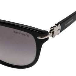 Pre Owned Tiffany & Co. Black Gradient TF 4064 Cat Eye Sunglasses