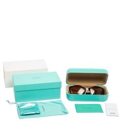 Pre Owned Tiffany & Co. Brown TF 4094 - B Gradient Cat Eye Sunglasses