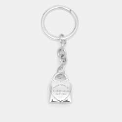 Pre Owned Tiffany & Co. Return to Tiffany Handbag Sterling Silver Key Ring
