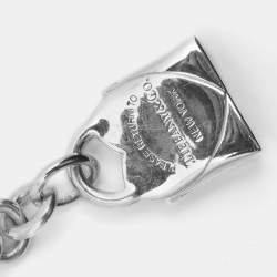 Pre Owned Tiffany & Co. Return to Tiffany Handbag Sterling Silver Key Ring