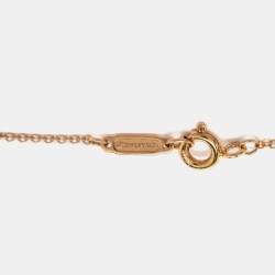Pre Owned Tiffany & Co. 18k Rose Gold Pendant Chain