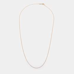 Pre Owned Tiffany & Co. 18k Rose Gold Pendant Chain