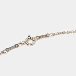 Pre Owned Tiffany & Co. Elsa Peretti Open Heart Sterling Silver Necklace