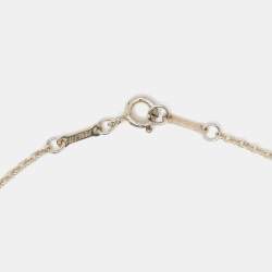 Pre Owned Tiffany & Co. Elsa Peretti Open Heart Sterling Silver Necklace