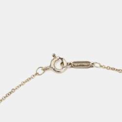 Pre Owned Tiffany & Co. Heart Key Sterling Silver Necklace