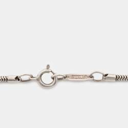 Pre Owned Tiffany & Co. Return To Tiffany Heart Tag Sterling Silver Pendant Necklace