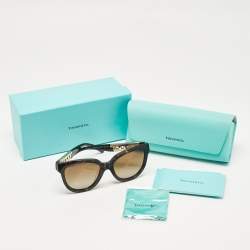 Tiffany & Co. Brown  Tortoise TF4215-F Cat Eye Sunglasses