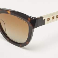 Tiffany & Co. Brown  Tortoise TF4215-F Cat Eye Sunglasses