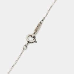 Tiffany & Co. Return To Tiffany Double Heart Tag Sterling Silver Pendant Necklace