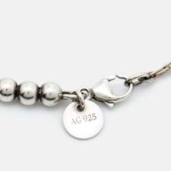 Tiffany & Co. Return to Tiffany Heart Tag Sterling Silver Bead Bracelet