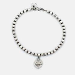 Tiffany & Co. Return to Tiffany Heart Tag Sterling Silver Bead Bracelet