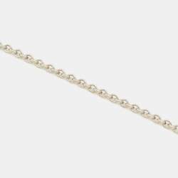 Pre Owned Tiffany & Co. Elsa Peretti Open Heart Sterling Silver Necklace