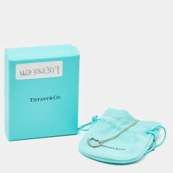 Pre Owned Tiffany & Co. Elsa Peretti Open Heart Sterling Silver Necklace