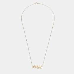 Pre Owned Tiffany & Co. Paloma Picasso Olive Leaf Sterling Silver Necklace