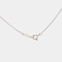 Pre Owned Tiffany & Co. Return To Tiffany Heart Tag Sterling Silver Pendant Necklace