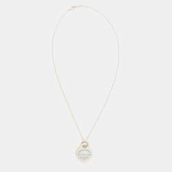 Pre Owned Tiffany & Co. Return To Tiffany Heart Tag Sterling Silver Pendant Necklace