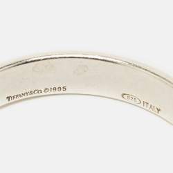 Pre Owned Tiffany & Co. Atlas Sterling Silver Open Cuff Bracelet