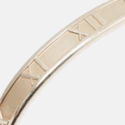 Pre Owned Tiffany & Co. Atlas Sterling Silver Open Cuff Bracelet