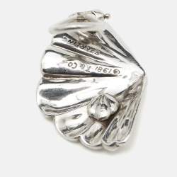 Pre Owned Tiffany & Co. Shell Sterling Silver Earrings